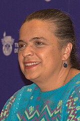 Former President of PRI Beatriz Paredes Rangel from Tlaxcala