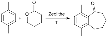 Synthese von Dimethyl-α-Benzosuberon Synthese