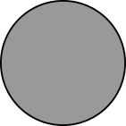 The solid disc or 2-ball  B 2 {\displaystyle B^{2}} 