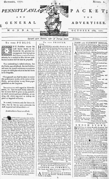 1771 Pennsylvania Packet Oct28.png