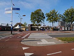 Wijchen, Startpunkt am Bahnhofsvorplatz