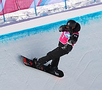 Lee Na-yoon beim Halfpipe-Wettbewerb