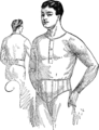 Нижнее бельё и корсет, иллюстрация из приложения к модным каталогам «How To Take Measurements», 1912 г.