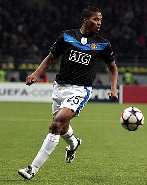 Antonio Valencia of Manchester United during a...