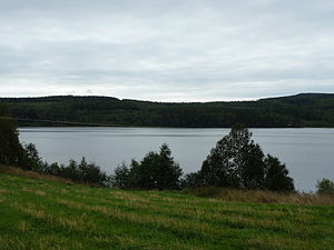 Foto över sjön tagit den 10 september 2012.