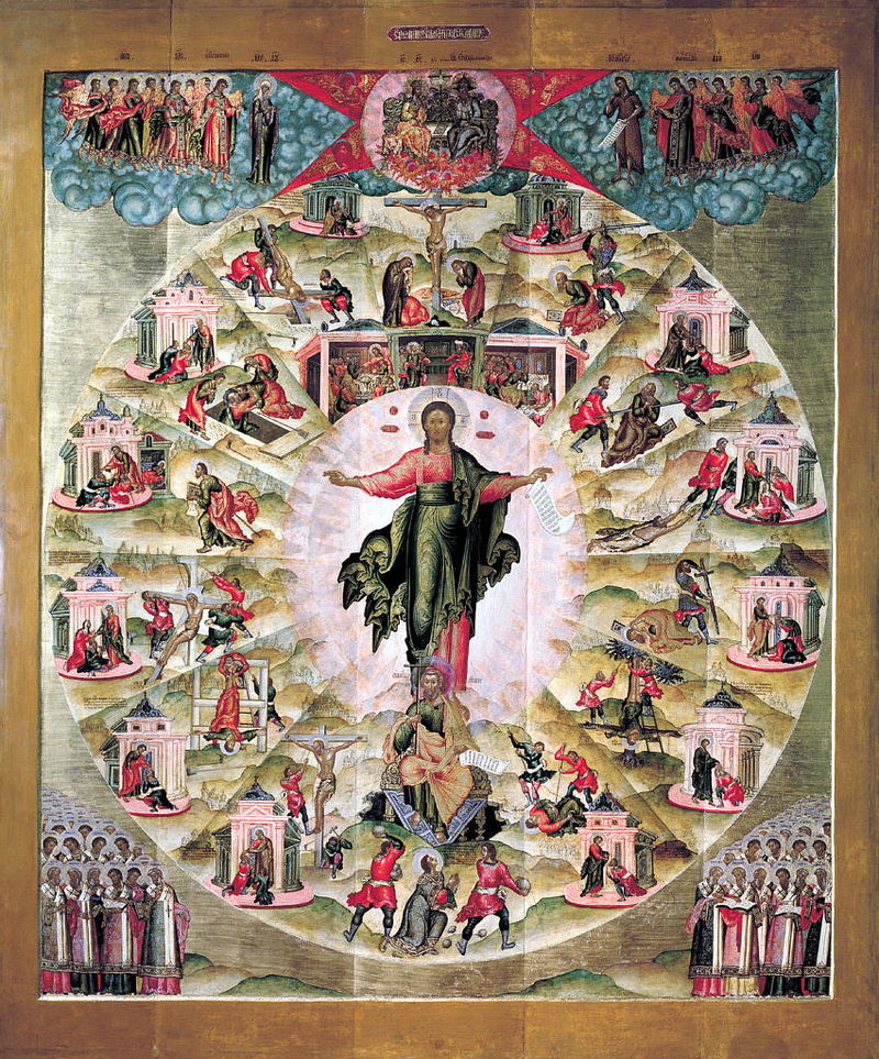  Ministry of the Apostles: Russian icon by Fyodor Zubov, 1660 dans images sacrée 800px-ApostleFedorZubov