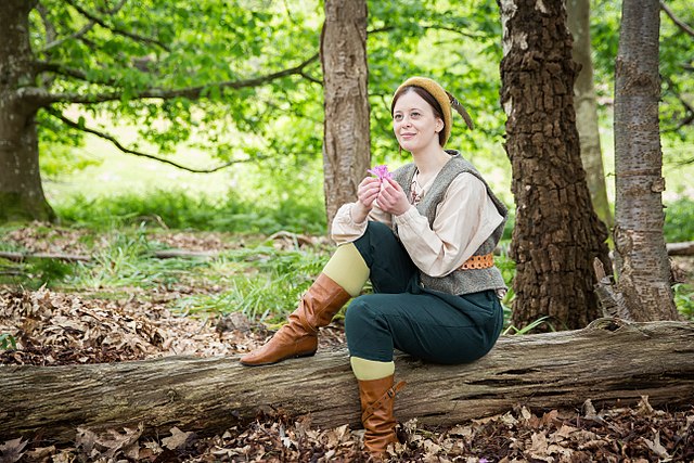 Marie Bushell as Rosalind in As You Like It in 2017