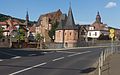 Büdingen, edificio monumental (Schlaghaus) en la calle