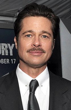 Brad Pitt oktober 2014.