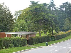 L'entrée du minigolf.