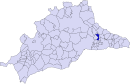 Cútar – Mappa