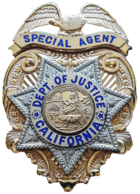 CA DOJ Special Agent Badge