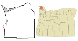 Расположение в Орегоне