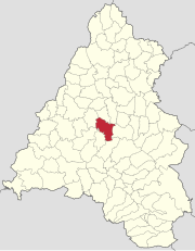 Localizarea în județul Bihor