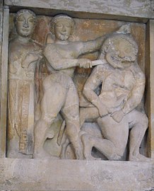Tempio C Perseo uccide Medusa