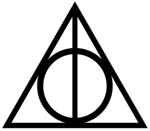 Vector image of the symbol of the Deathly Hall...