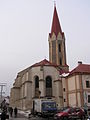 église des dominicains, le plus ancien bâtiment conservé de la ville.