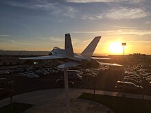 NASA F/A-18A at JetHawks Stadium F-A-18A at JetHawks Stadium.jpg