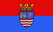 Flagge des Komitats Győr-Moson-Sopron