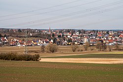 Großhabersdorf seen from the south