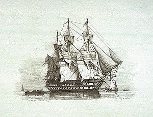 HMS Canopus, конец 1840-х годов