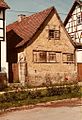 Das um 1750 erbaute älteste Wohnhaus von Tiefengruben (Aufnahme aus dem Jahr 1982).