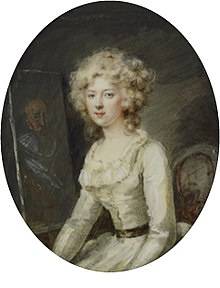 Jeanne-Philiberte Ledoux, gemalt von Peter Adolf Hall