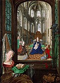 Mary of Burgundy praying to the Virgin Mary