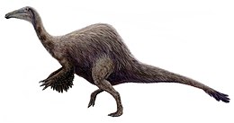 A Deinocheirus óriás ornithomimosaurusként, elképzelés alapján rekonstruálva