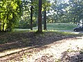 Two house mounds (low in front, taller towards back) Indian Mound NHL