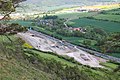 Blick auf das Ostportal und die Baustelle, Mai 2012