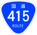 National Route 415 shield