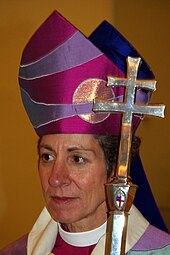 Katharine Jefferts Schori, Presiding Bishop of the Episcopal Church (2006-2015), the first female primate in the Anglican Communion JeffertsSchori.JPG