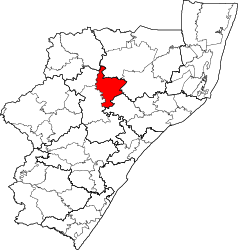 Municipalità locale di Nquthu – Mappa