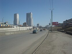 Действующий участок внутреннего транспортного кольца Челябинска - улица Братьев Кашириных