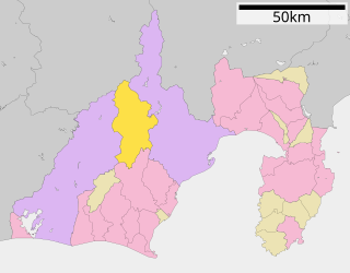 川根本町位置図