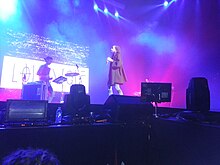 Лолавольф выступает на Perth Arena в 2014 году.