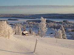 Laxsjö en hiver