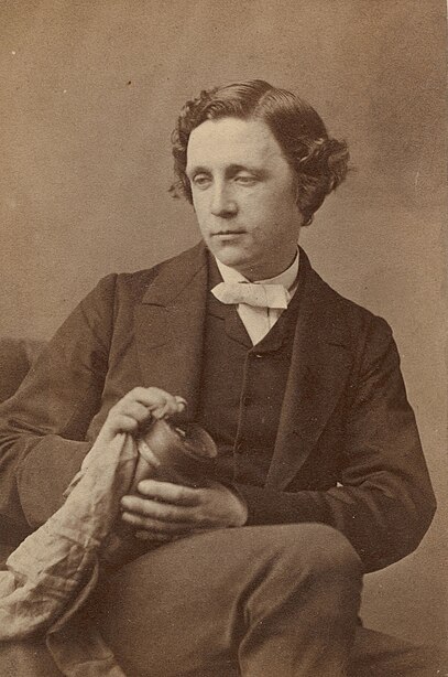 Льюис Кэрролл, 1863 г. источник "Википедия