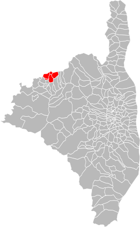 Localisation de Communauté de communes du Bassin de vie de l'Île-Rousse