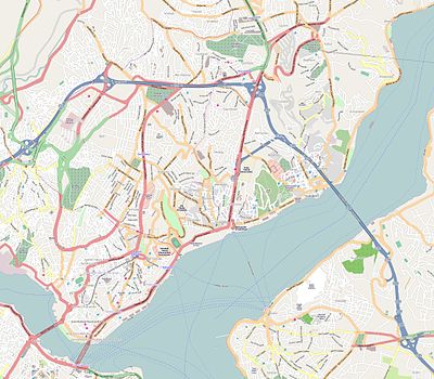 Mapa de localização/Beyoglu-Besiktas-Sisli