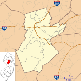 Map showing the location of Hutcheson Memorial Forest