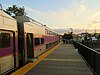 A CapeFLYER train at Hyannis station in 2013