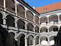 Старият монетен двор „Мюнцхоф“ в Мюнхен, аркаден двор
