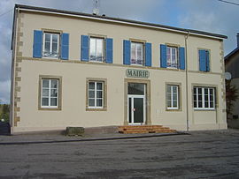 The town hall in Pierrepont-sur-l'Arentèle