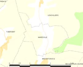 Mapa obce Maresville