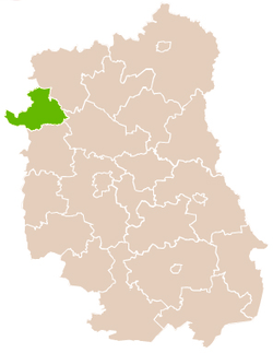 موقعیت شهرستان رکی در نقشه