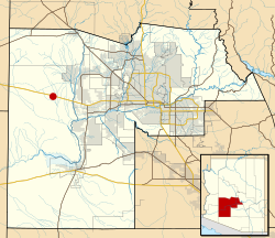 Location in Maricopa County and the state of Arizona