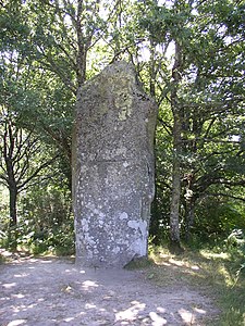 Menhir von Ceinturat – von vorne