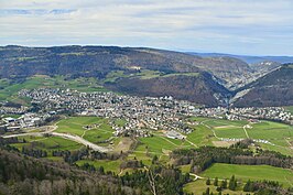 Zicht op Moutier